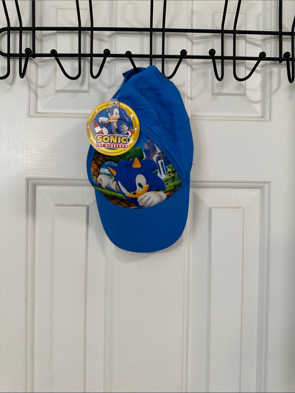 Sonic the Hedgehog Kids Blue Baseball Cap